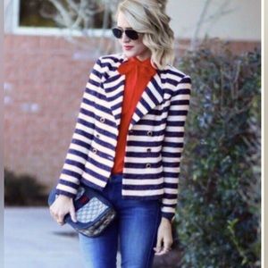 CAbi Cruise Blazer Nautical | Size 12 | Red, White, & Blue